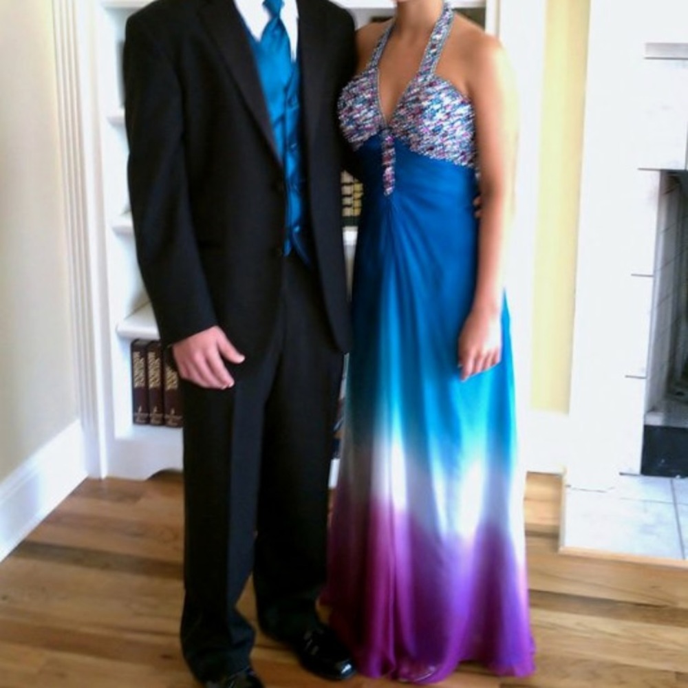 Jazz Couture Long Prom Dress - Picture 2 of 8